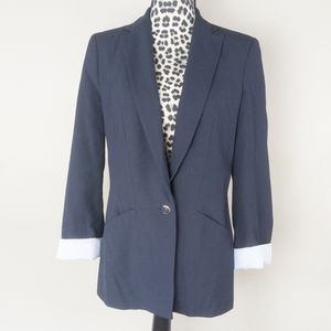 Zara One Button Blazer Jacket